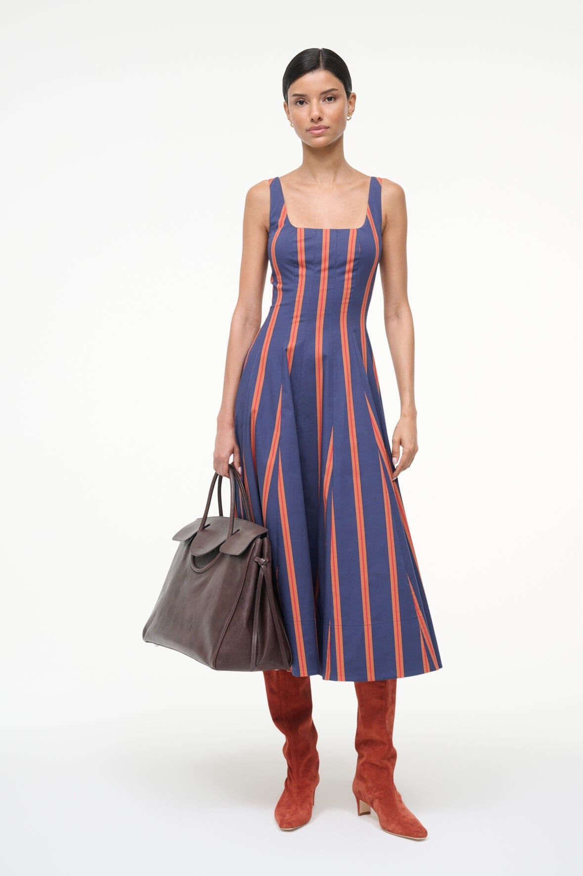 WELLS DRESS | RAILROAD STRIPE - Image 5