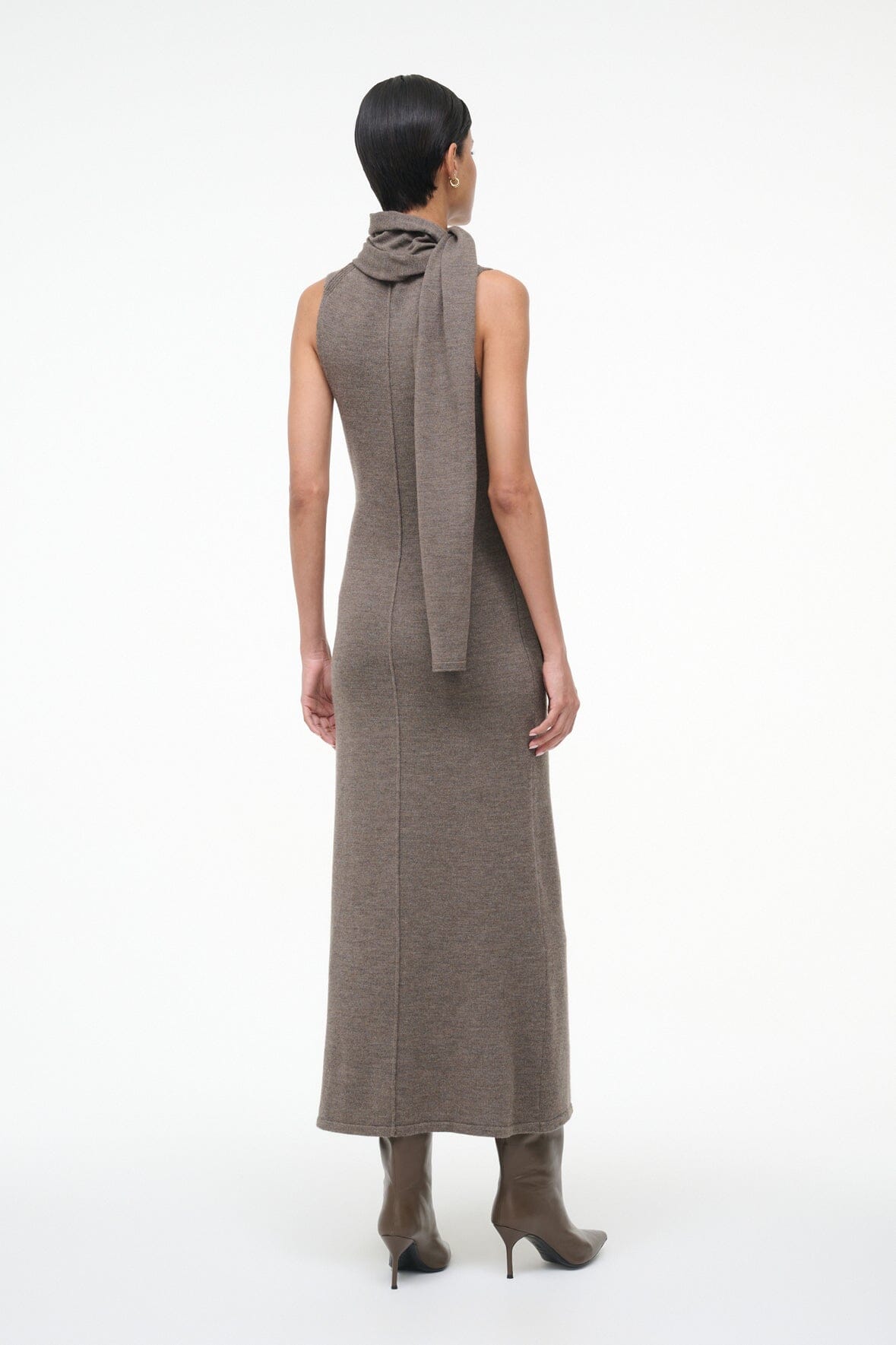 CANAL MIDI DRESS | TRUFFLE - Image 7
