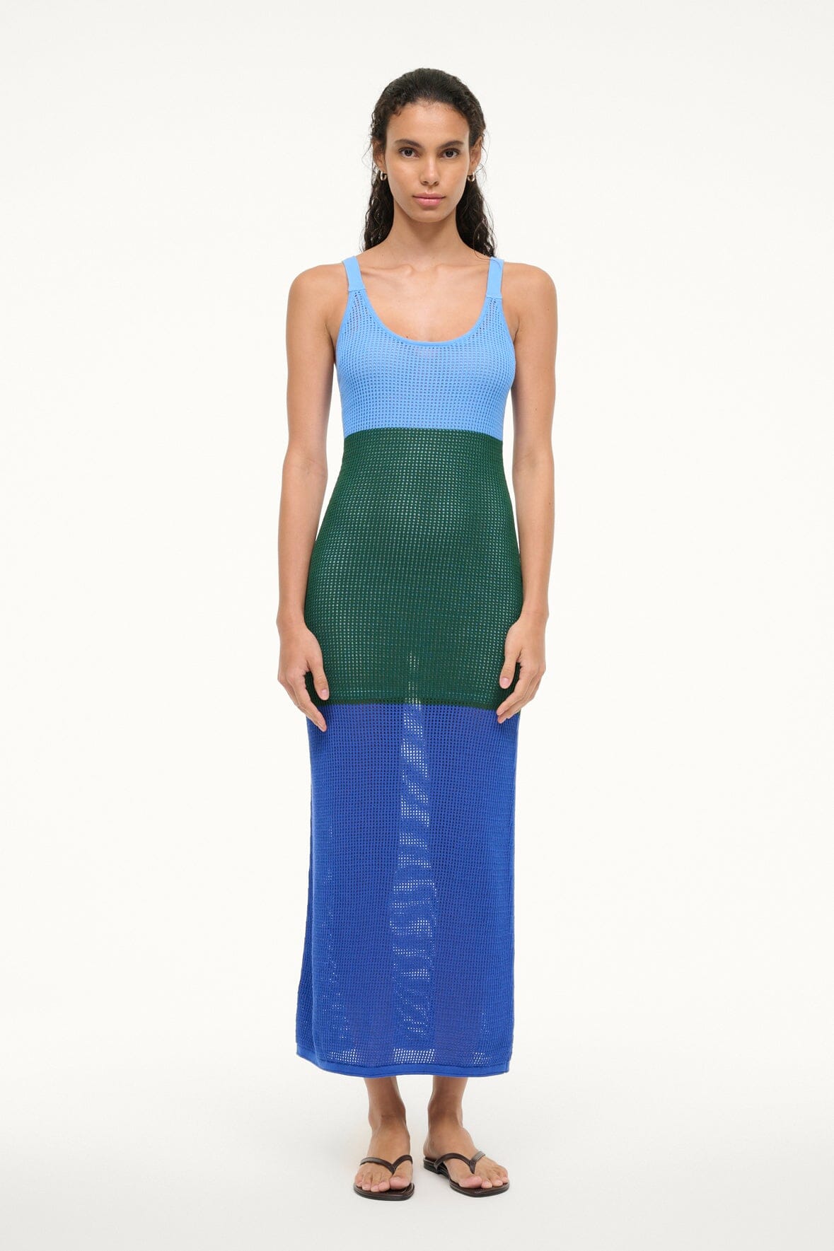 JESSICA MAXI DRESS | DEEP SEA JUNGLE SKY - Image 5