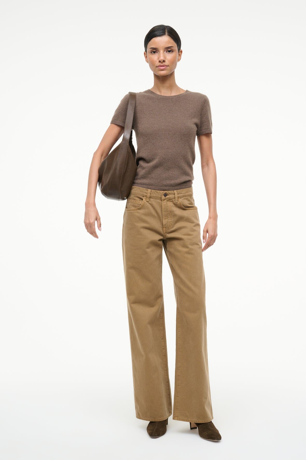 LARGE DEMY SHOULDER BAG | TRUFFLE - Image 4