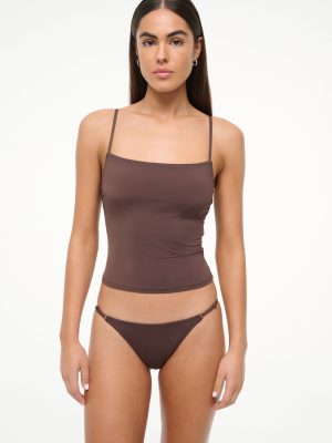 SISLEY STRING BIKINI BOTTOM | DARK CHOCOLATE