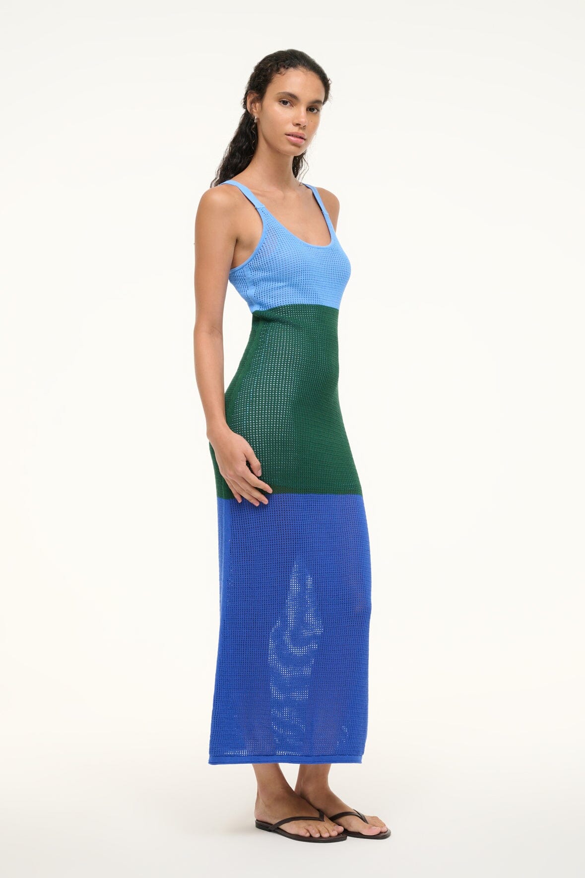 JESSICA MAXI DRESS | DEEP SEA JUNGLE SKY - Image 2