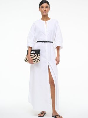 ENZO MAXI DRESS | WHITE