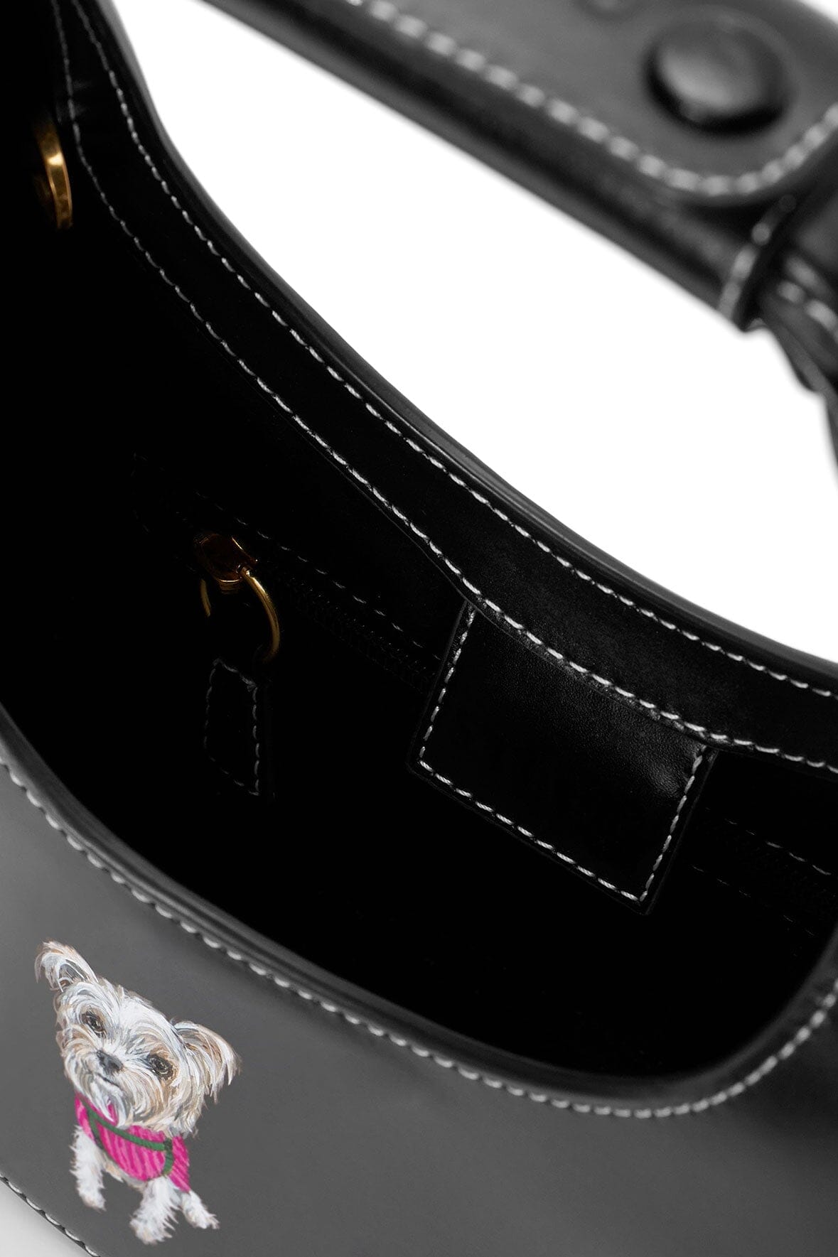 CUSTOM MINI MOON BAG | BLACK - Image 3
