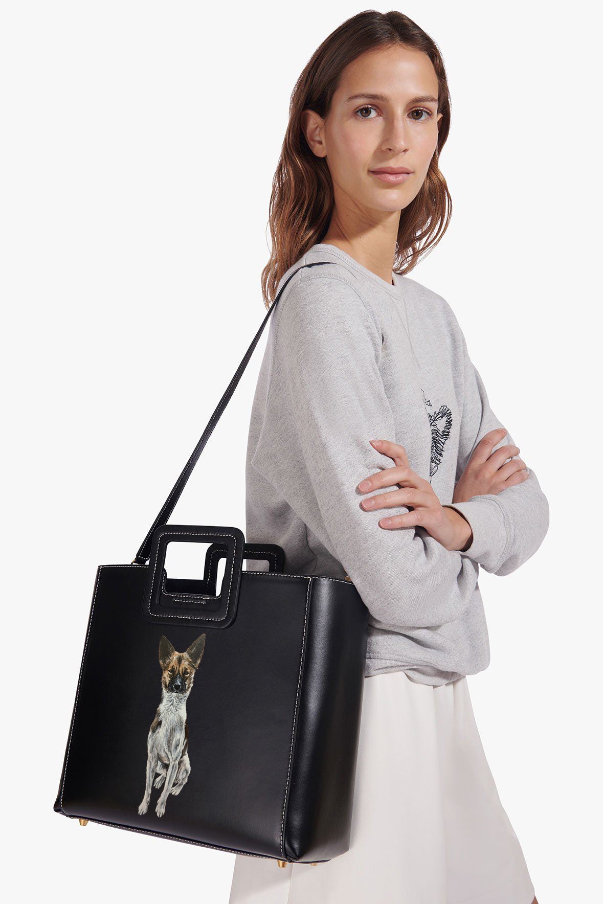 CUSTOM SHIRLEY LEATHER BAG | BLACK - Image 3