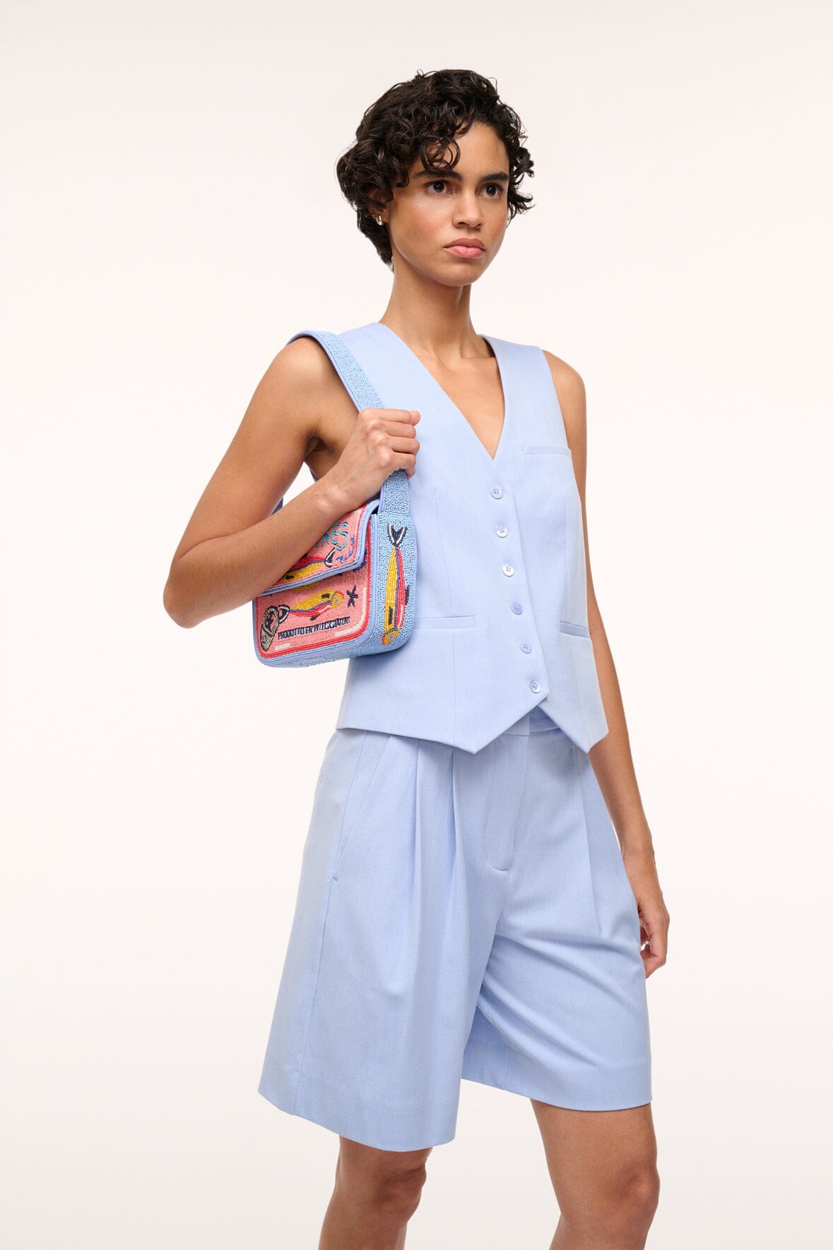 TOMMY BEADED BAG | STAUDINES PINK - Image 2