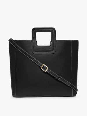 SHIRLEY LEATHER BAG | BLACK