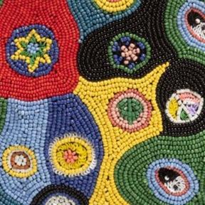 TOMMY BEADED BAG | BLACK MILLEFIORI - Image 7