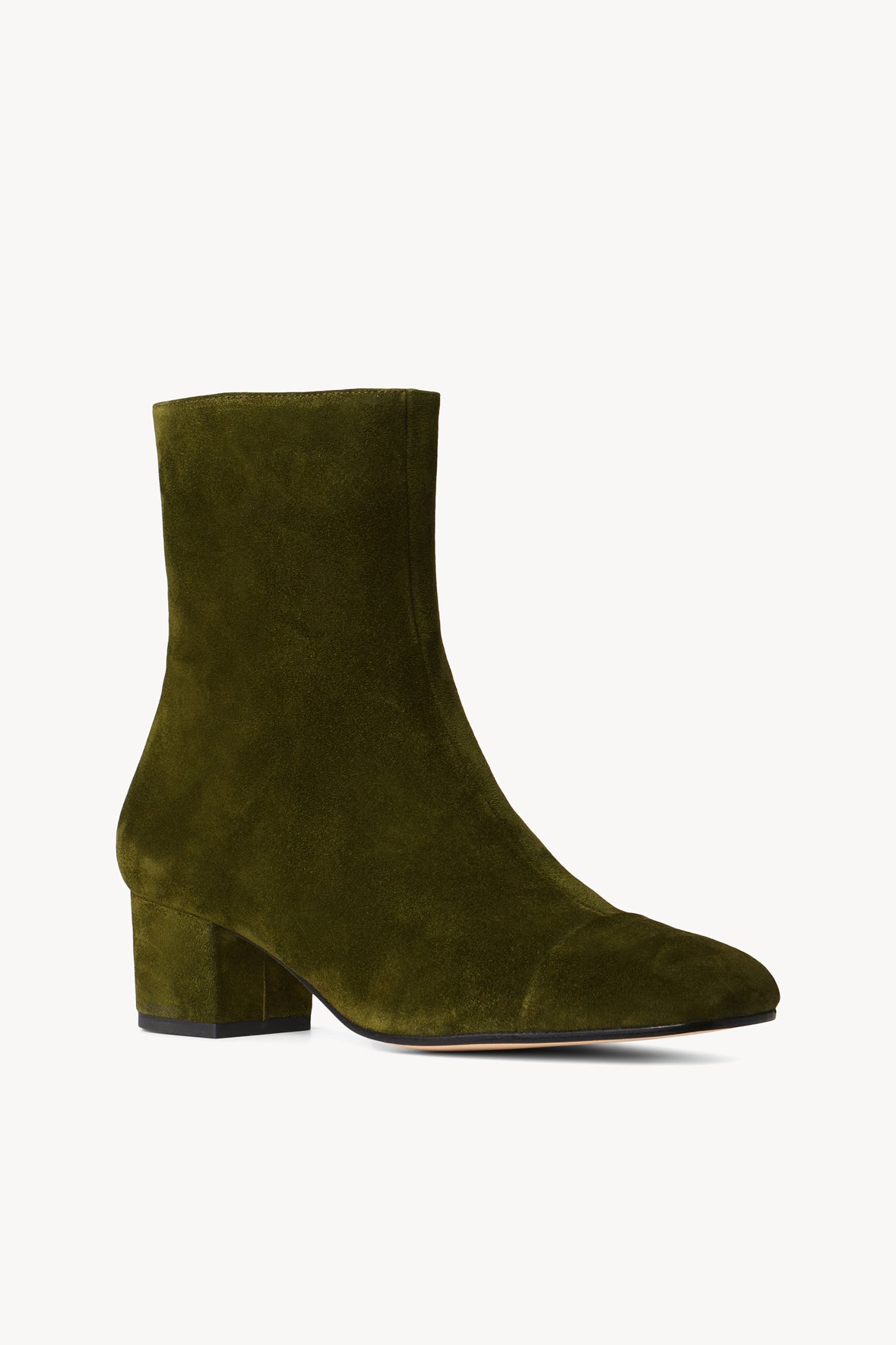 AIMEE SHORT BOOT | OLIVE SUEDE - Image 3