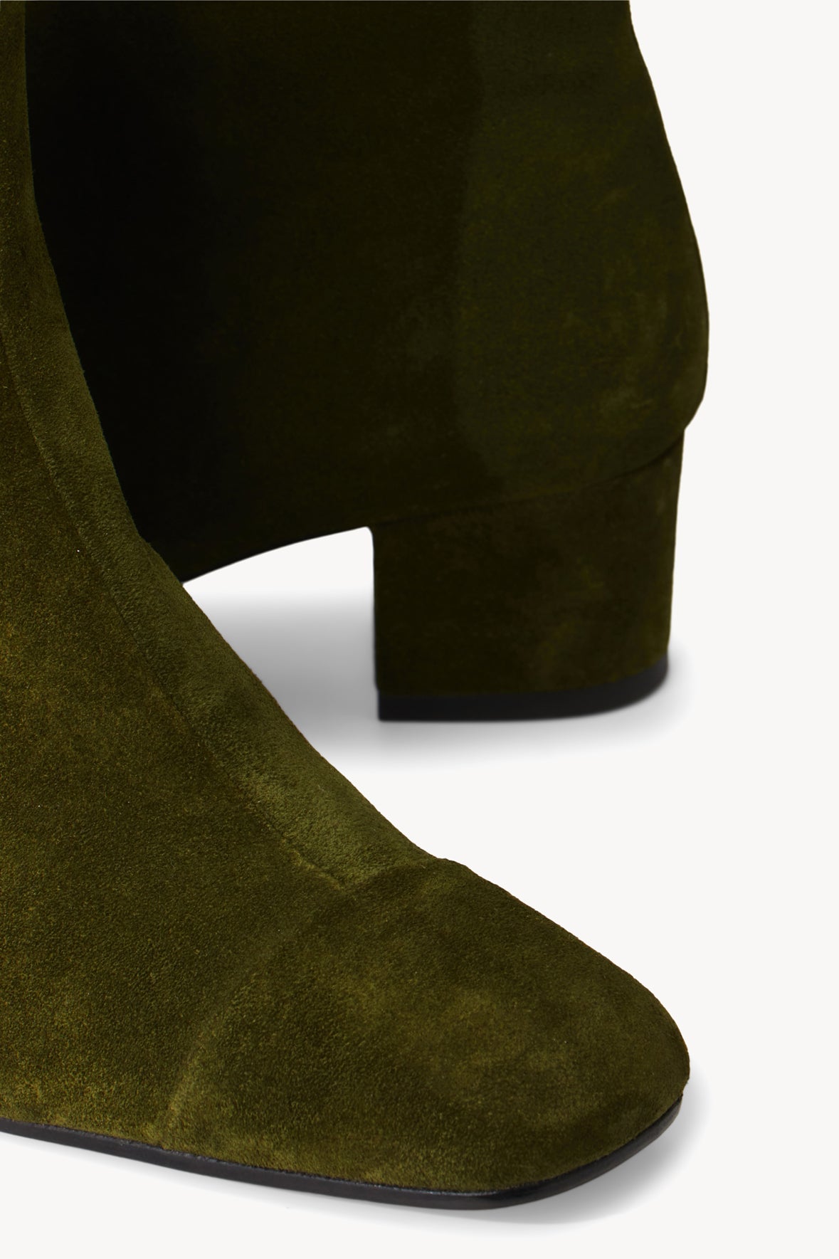 AIMEE SHORT BOOT | OLIVE SUEDE - Image 7