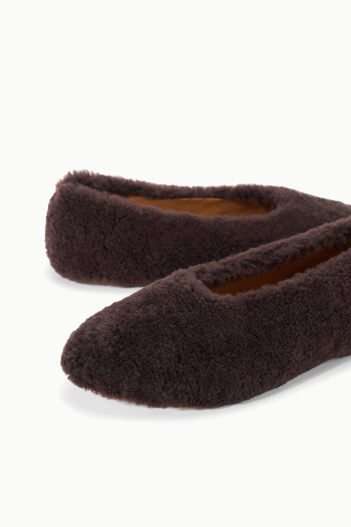 ALBA BALLET FLAT | ESPRESSO SHEARLING - Image 6