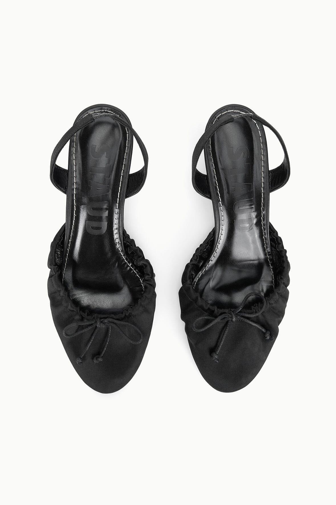 ALBA BALLET SLINGBACK | BLACK SATIN - Image 7