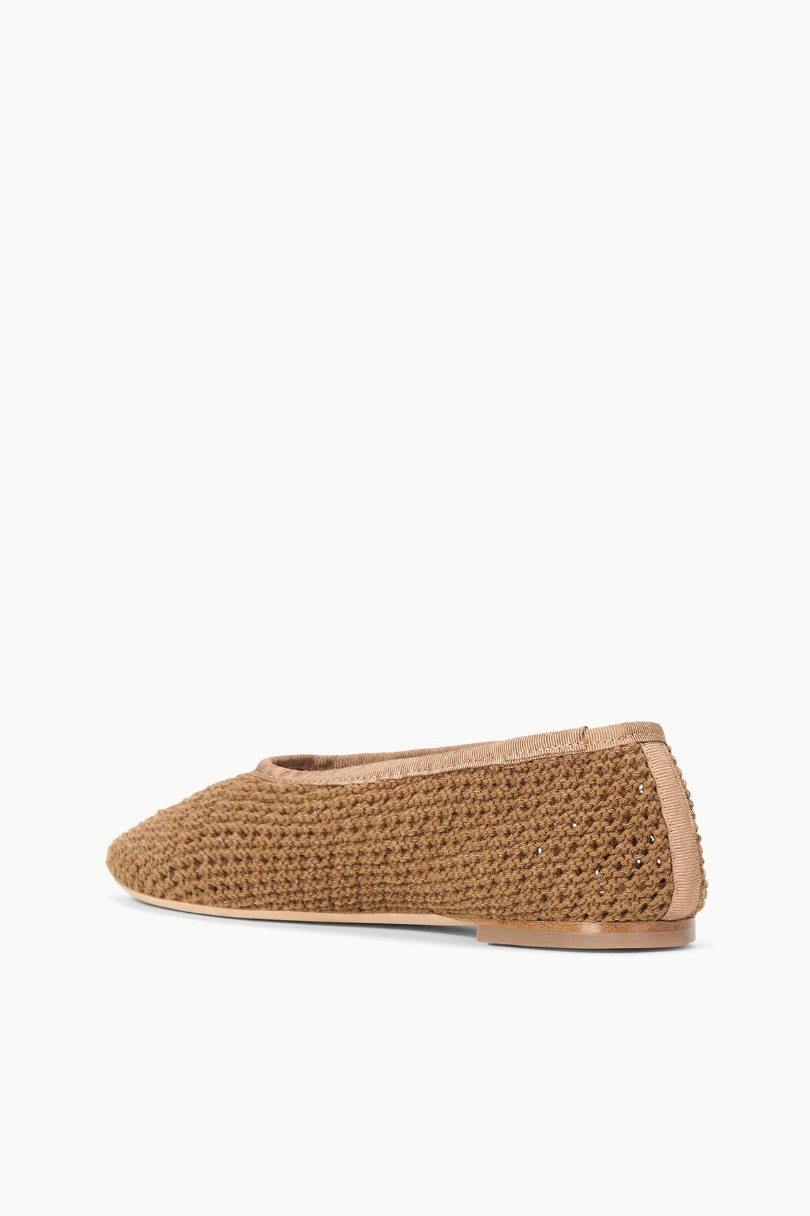 ALBA BALLET FLAT | CAMEL CROCHET - Image 4