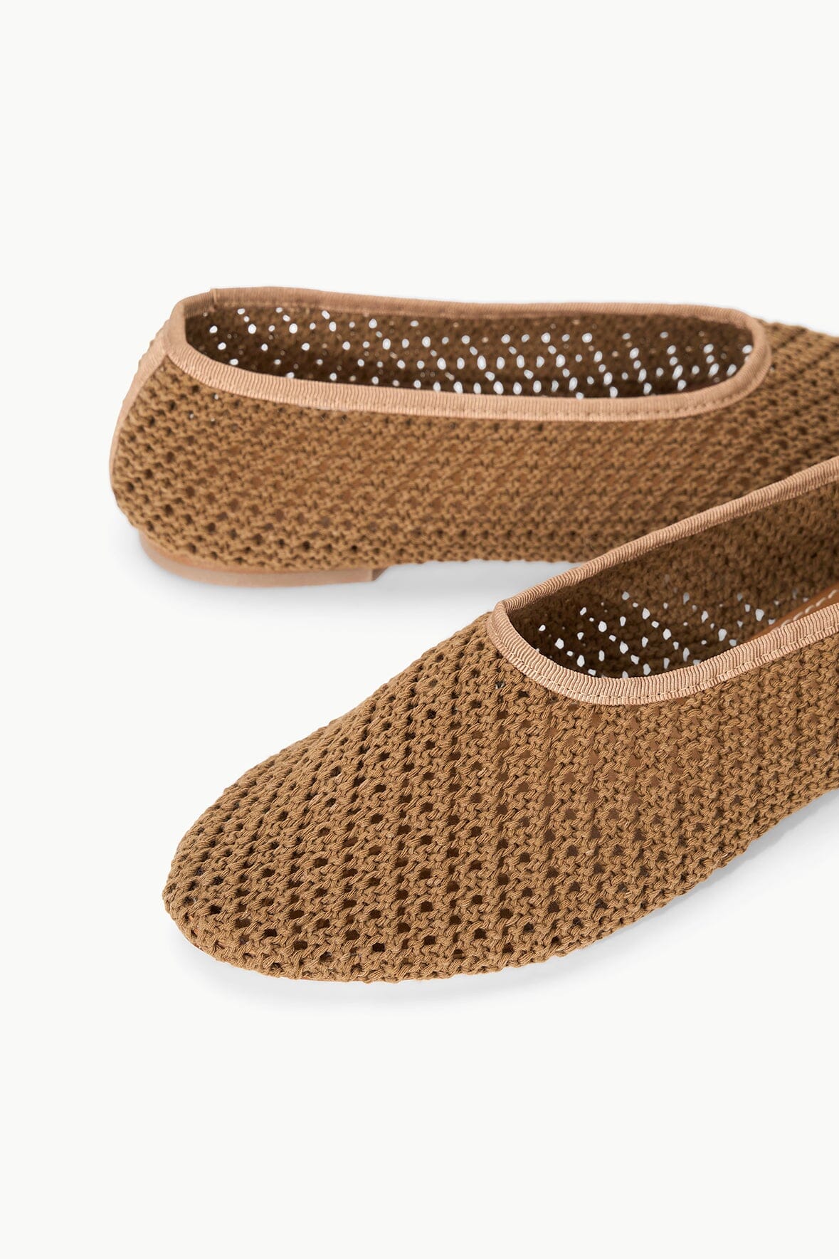 ALBA BALLET FLAT | CAMEL CROCHET - Image 6