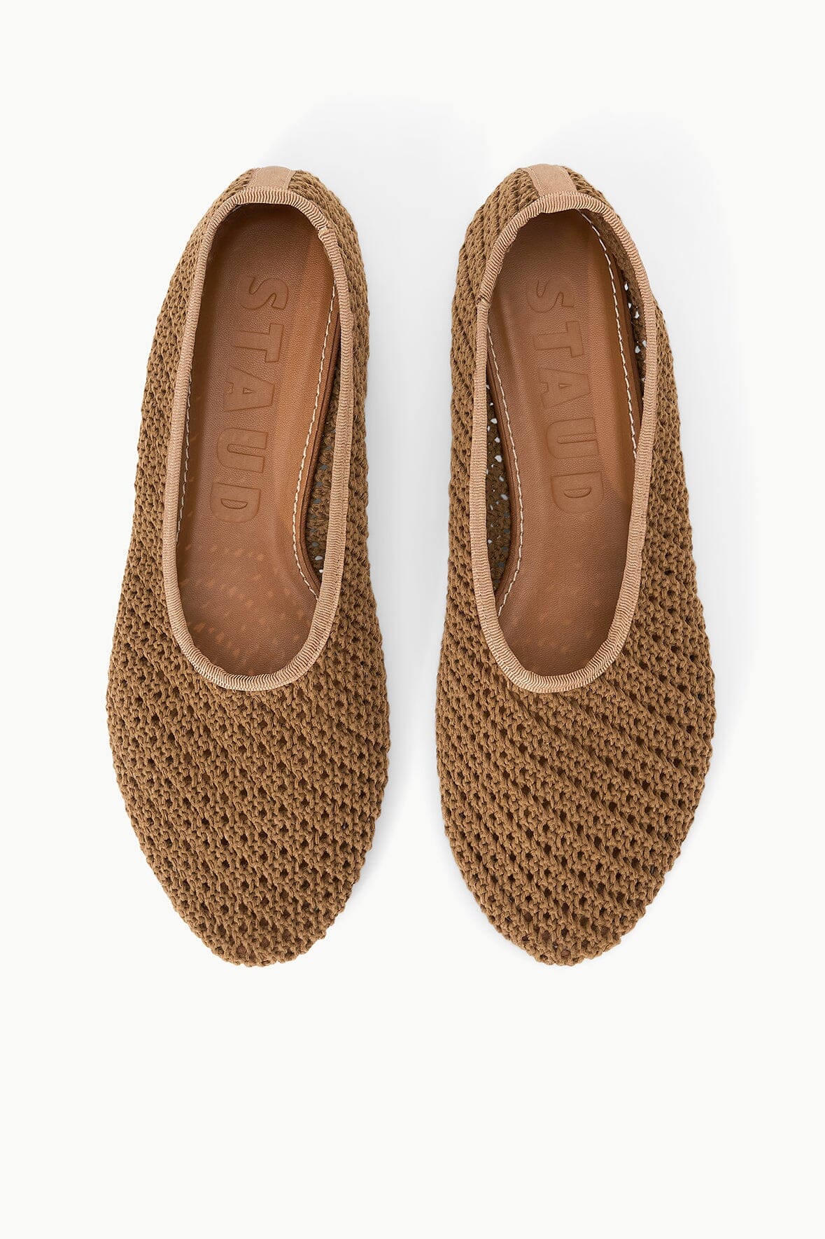 ALBA BALLET FLAT | CAMEL CROCHET - Image 7