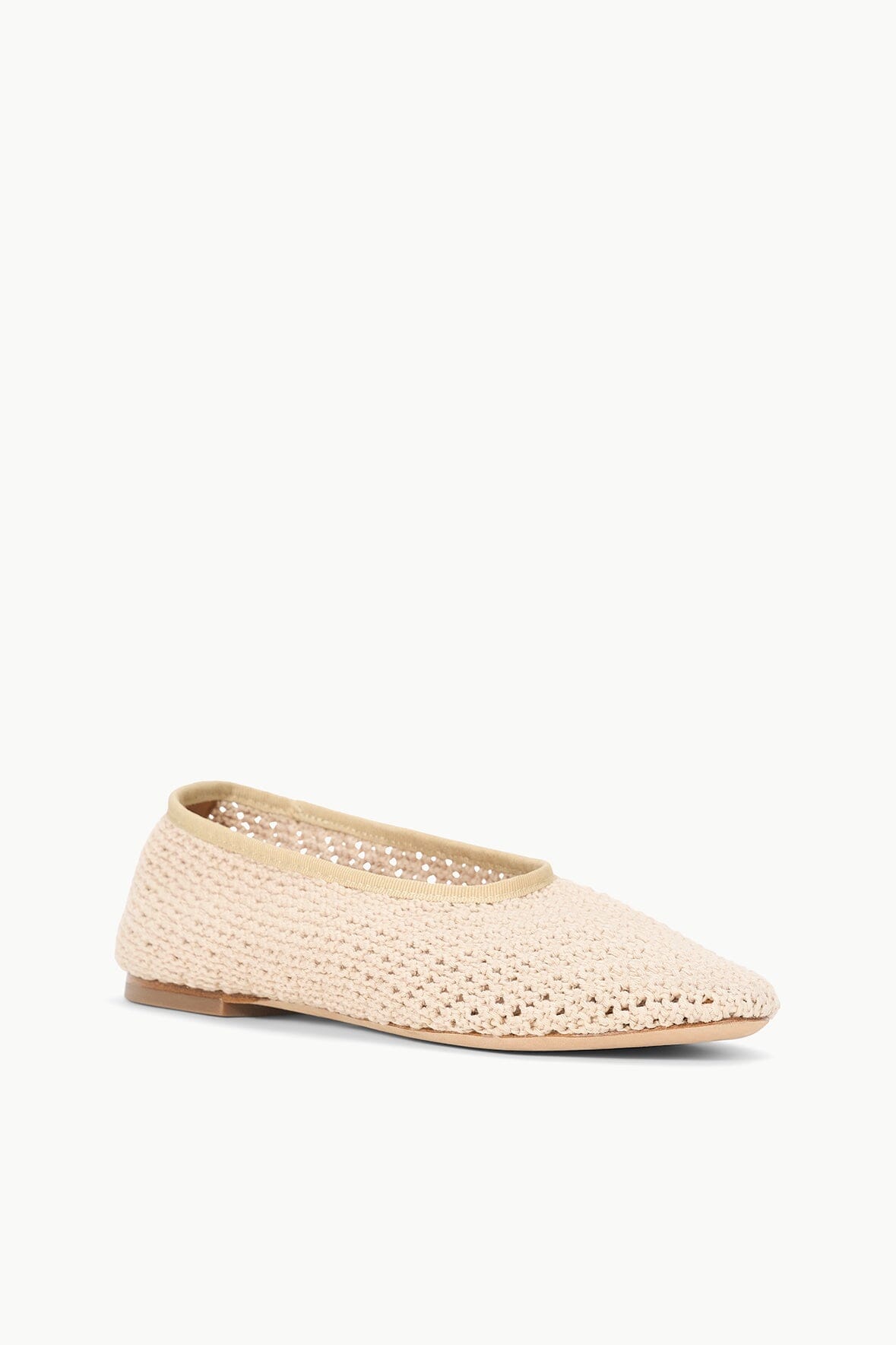 ALBA BALLET FLAT | CREAM CROCHET - Image 3