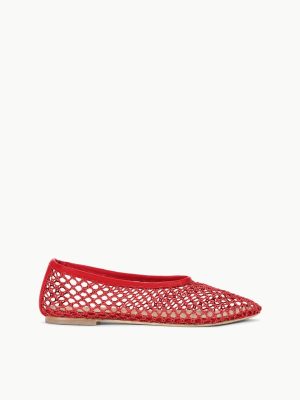 ALBA BALLET FLAT | RED NETTING