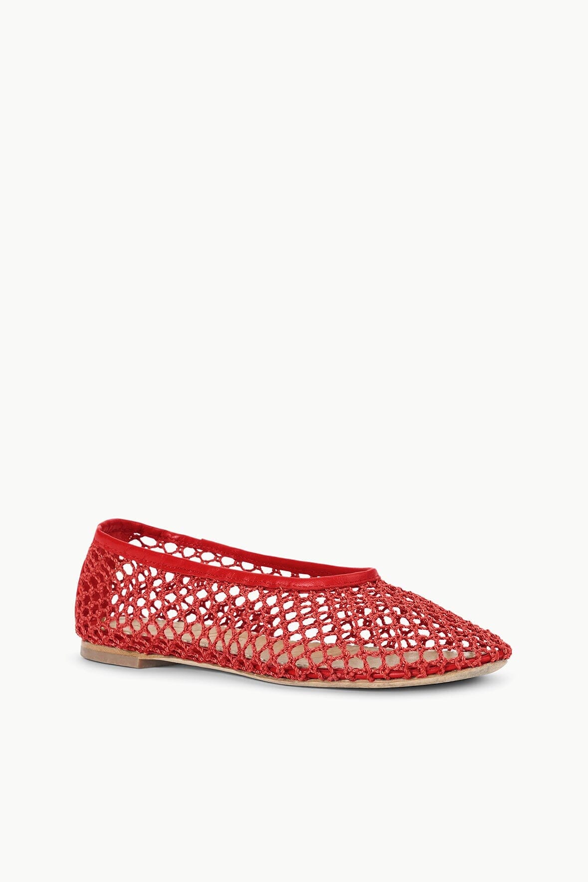 ALBA BALLET FLAT | RED NETTING - Image 3