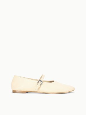 ALBA MARY JANE BALLET FLAT | CREAM