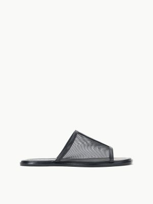 ALESSANDRA SANDAL | BLACK MESH