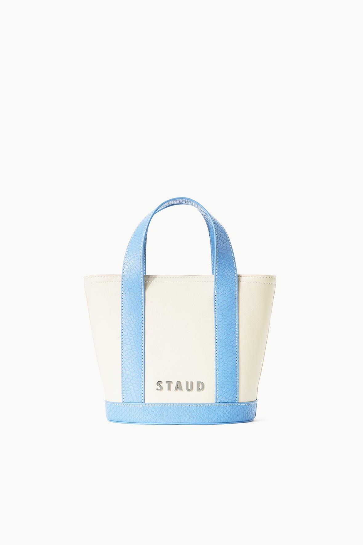 CUSTOM ALLORA MINI TOTE | CREAM STAUD BLUE - Image 3