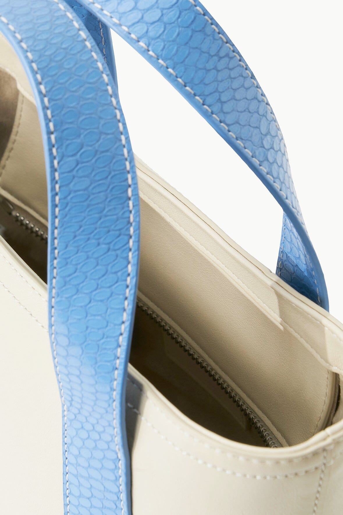 CUSTOM ALLORA MINI TOTE | CREAM STAUD BLUE - Image 4