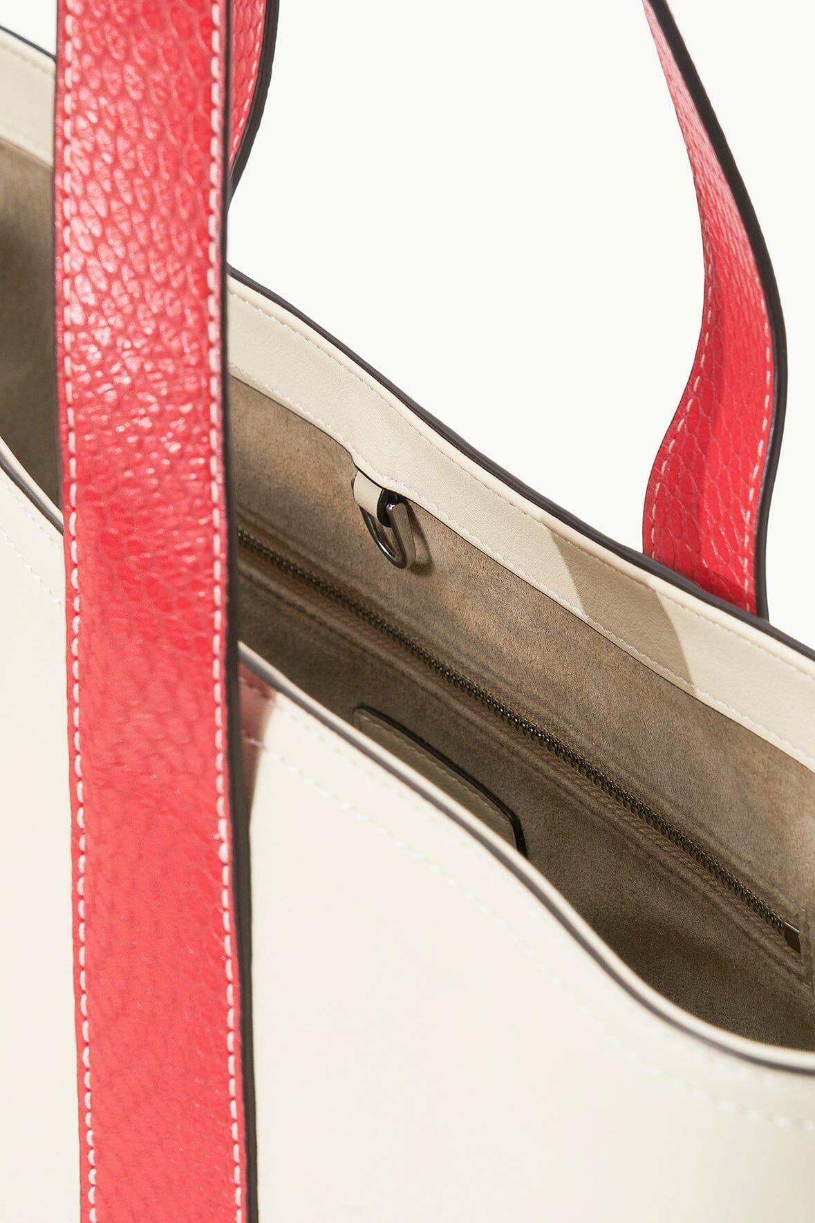 CUSTOM ALLORA TOTE | CREAM RED ROSE - Image 4