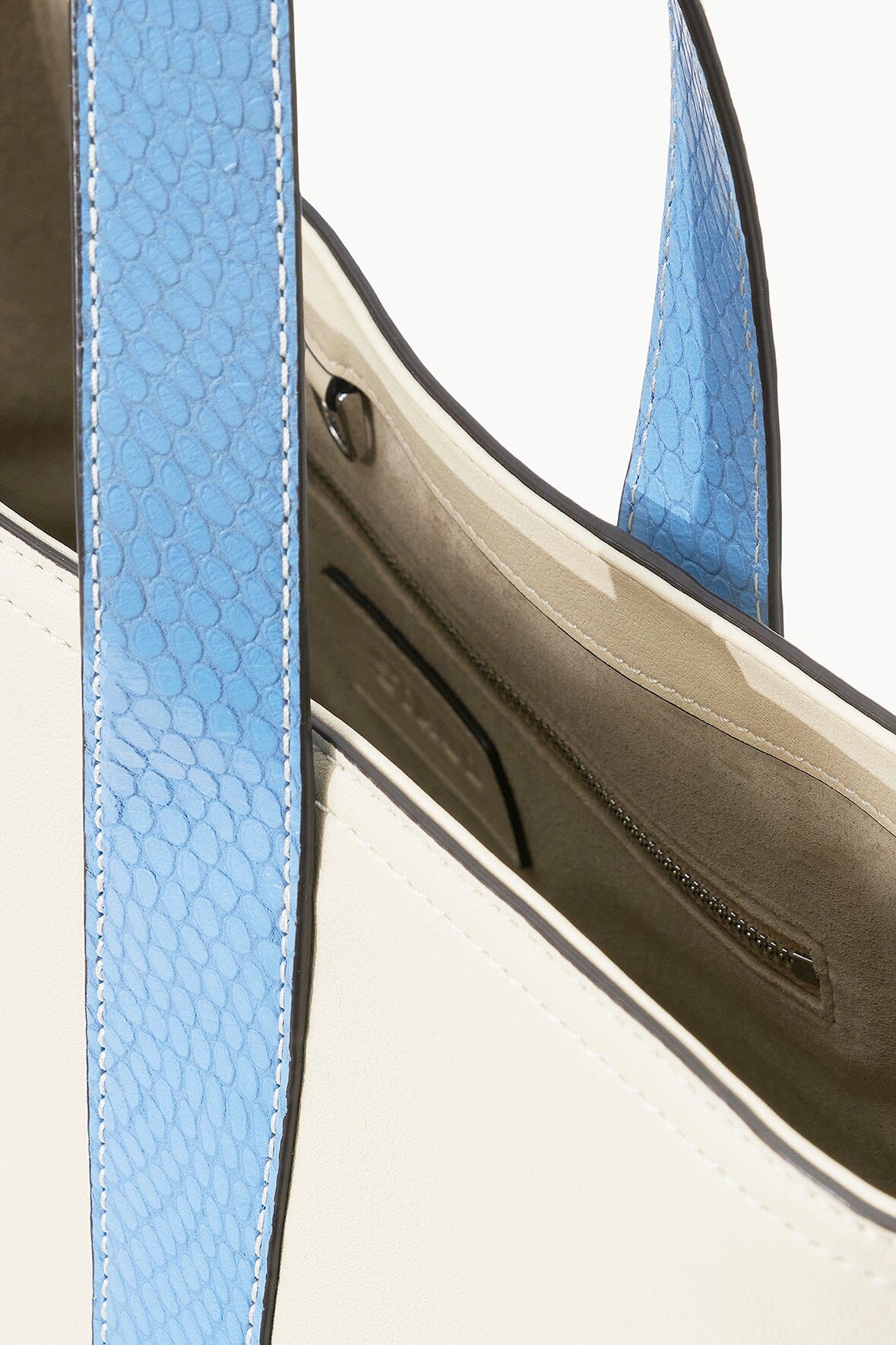 CUSTOM ALLORA TOTE | CREAM STAUD BLUE - Image 4