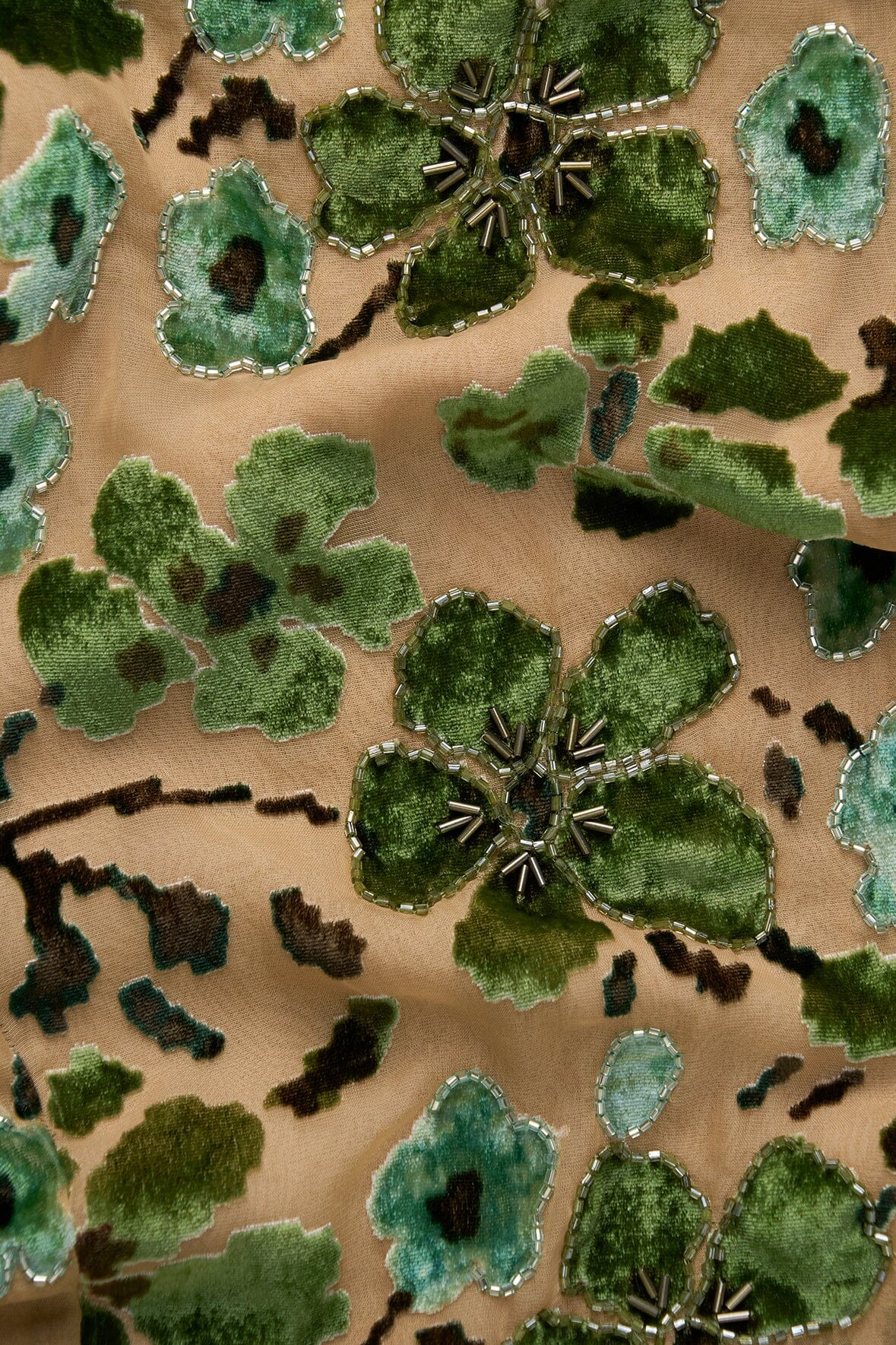 AVOLA BEADED PANT | MOSS FLORAL TAPESTRY - Image 7