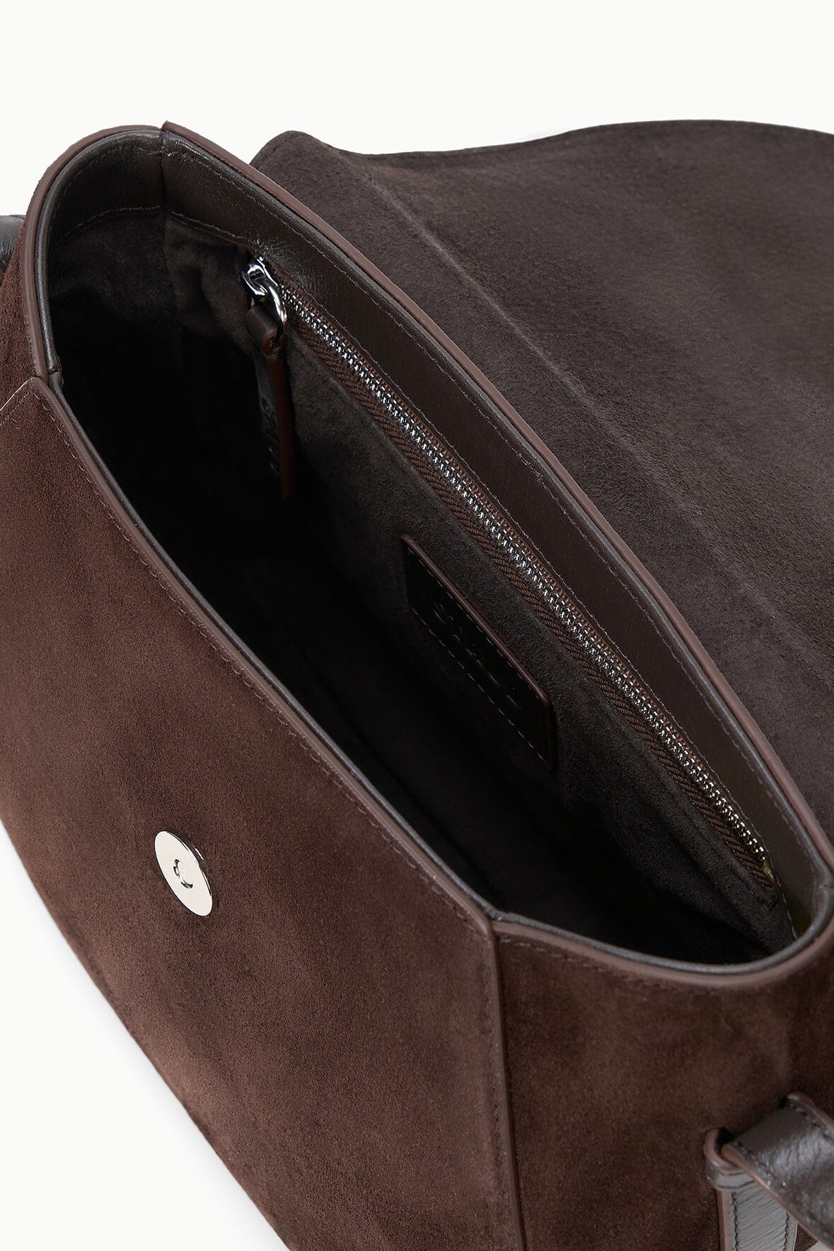 BELLA SADDLE BAG | ESPRESSO SUEDE - Image 5