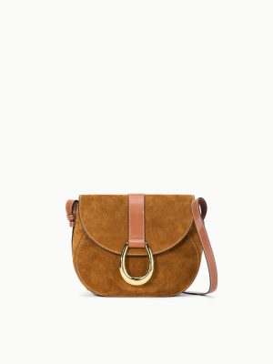 BELLA SADDLE BAG | TAN SUEDE
