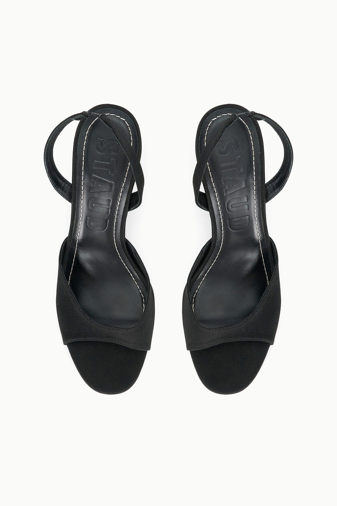 BRIGITTE HEEL | BLACK SATIN - Image 7