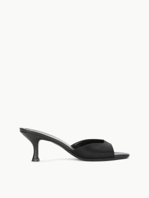 BRIGITTE MULE | BLACK SATIN