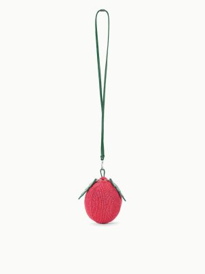 CAMPARI BEADED BAG | TOMATO