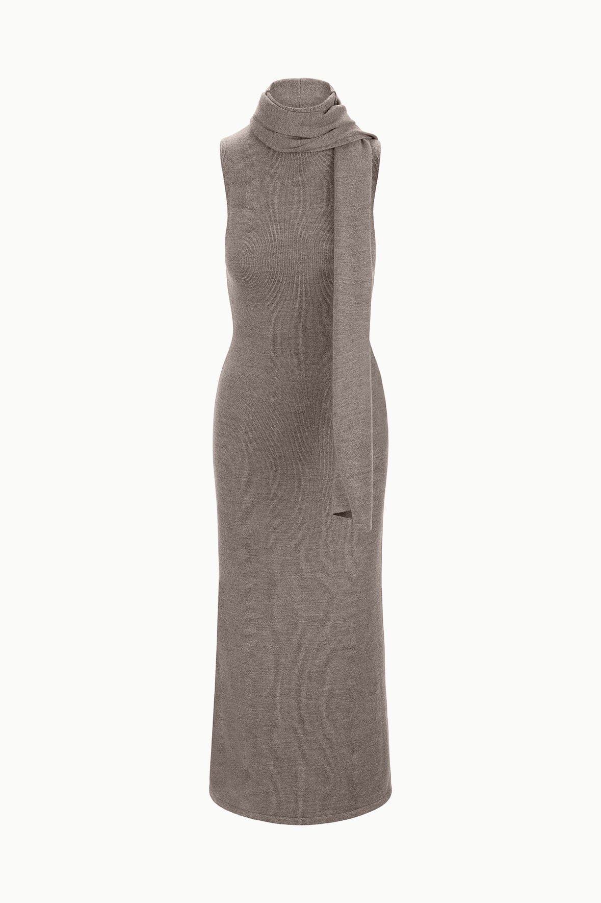 CANAL MIDI DRESS | TRUFFLE - Image 8