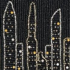 CARMELLA BEADED CLUTCH | NYC SKYLINE - Image 8