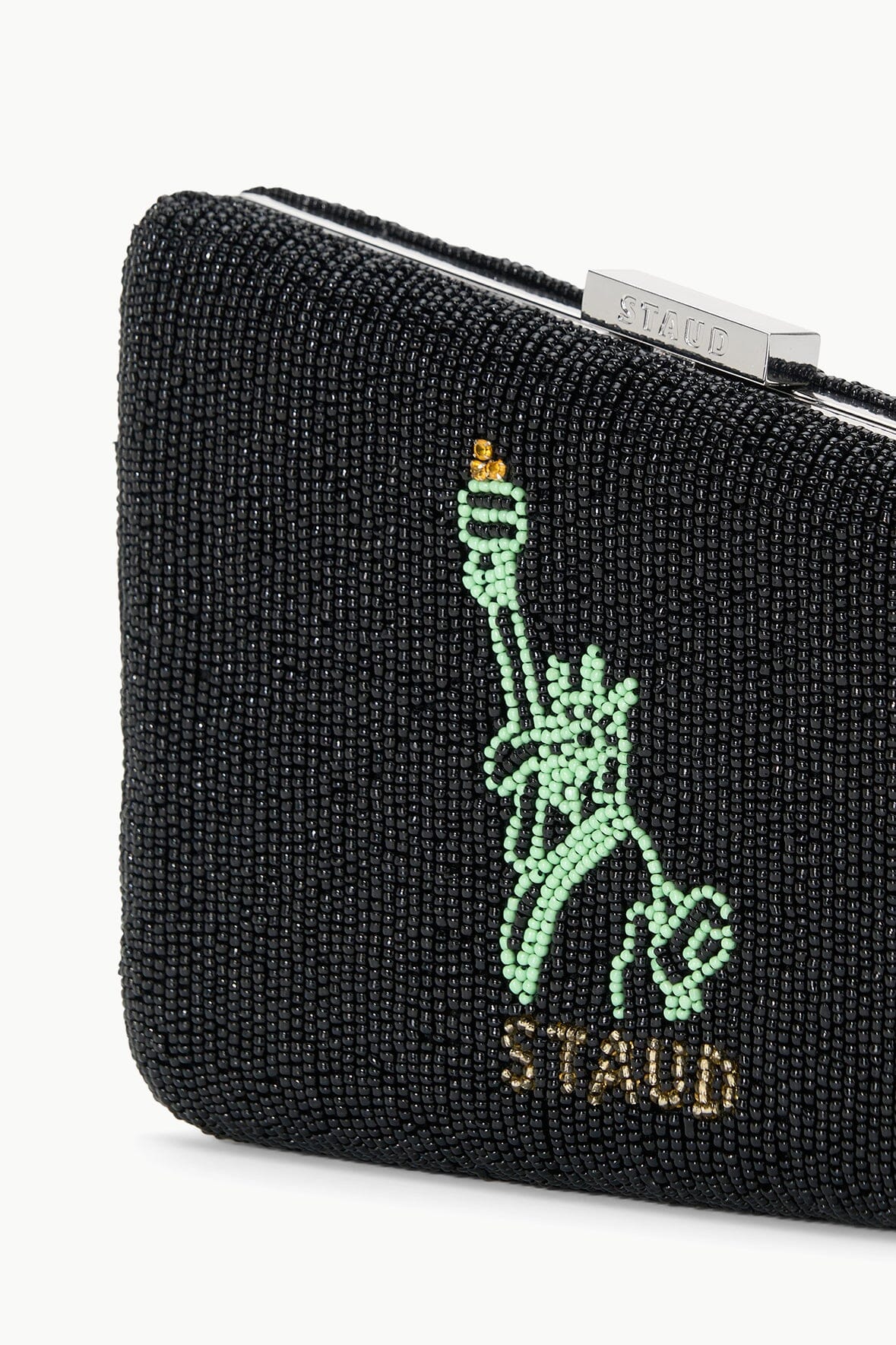 CARMELLA BEADED CLUTCH | NYC SKYLINE - Image 5