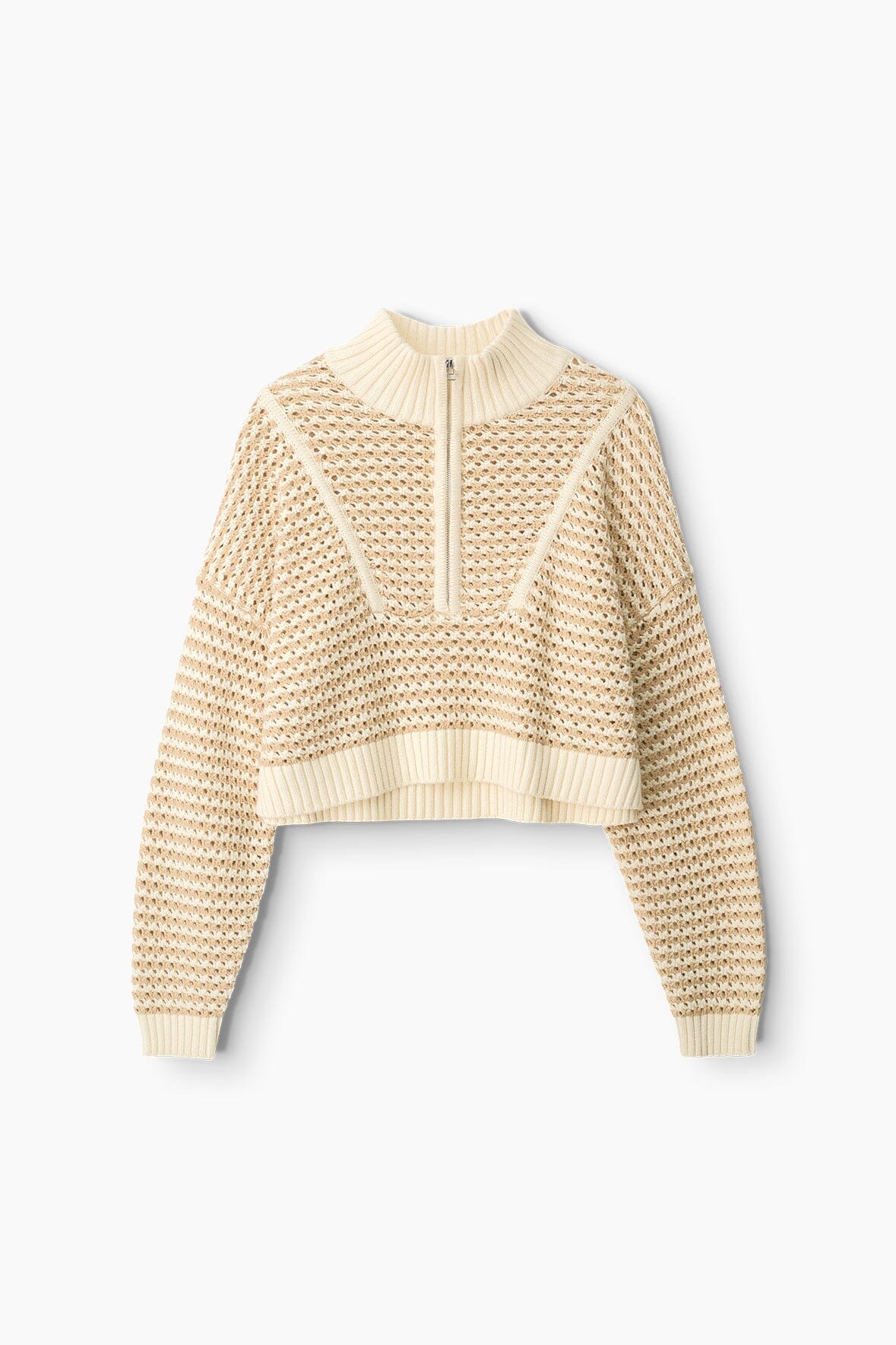CROPPED HAMPTON SWEATER | BREEZE CREME - Image 7