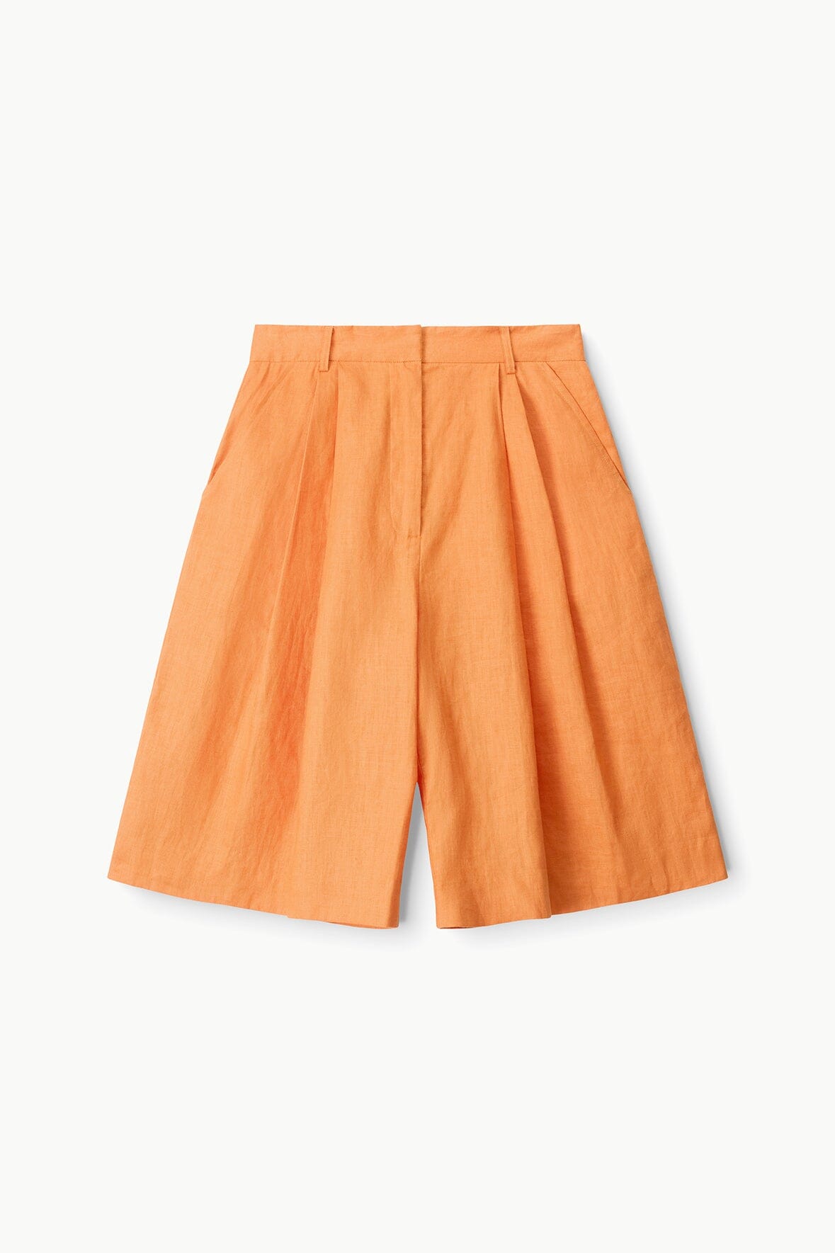 CRUZ BERMUDA LINEN SHORT | APRICOT - Image 7