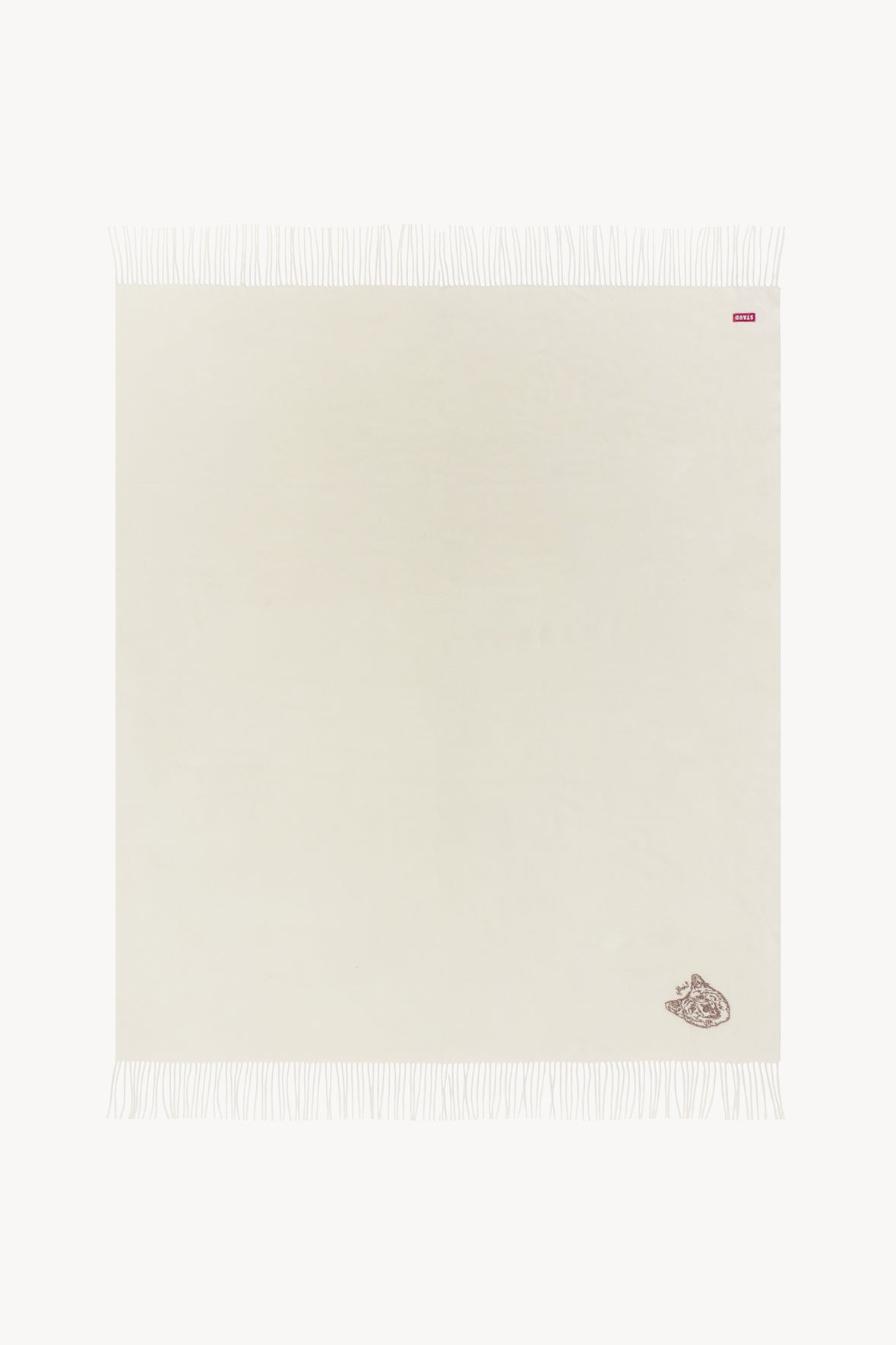 CUSTOM STAUD x C.BONZ CASHMERE BLANKET | IVORY - Image 5