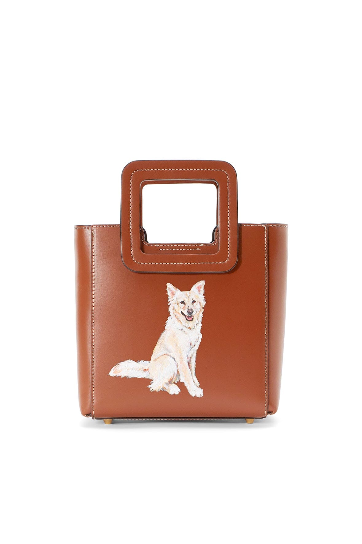 CUSTOM MINI SHIRLEY LEATHER BAG | TAN - Image 4