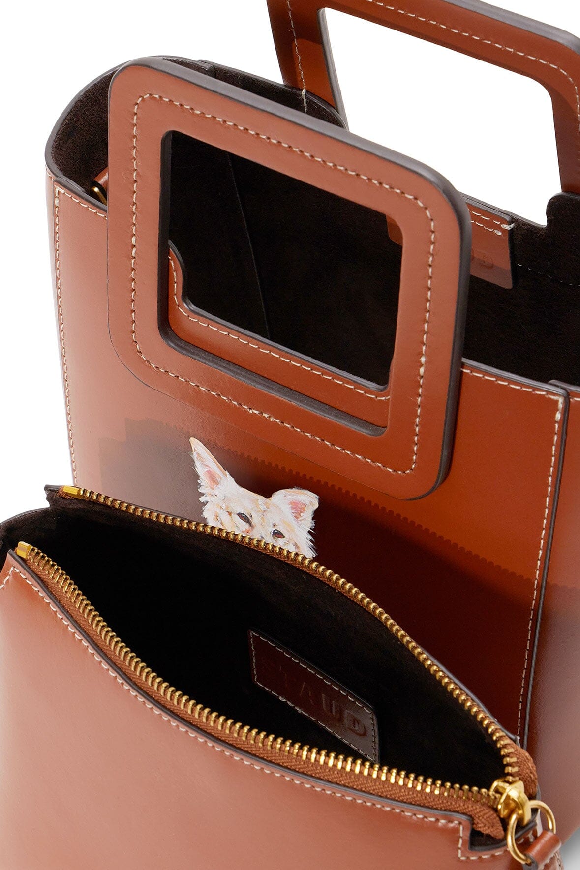 CUSTOM MINI SHIRLEY LEATHER BAG | TAN - Image 6