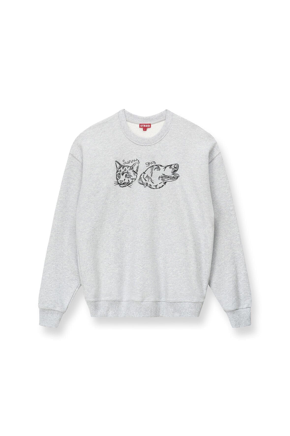 CUSTOM STAUD x C.BONZ OVERSIZED SWEATSHIRT | GREY - Image 2