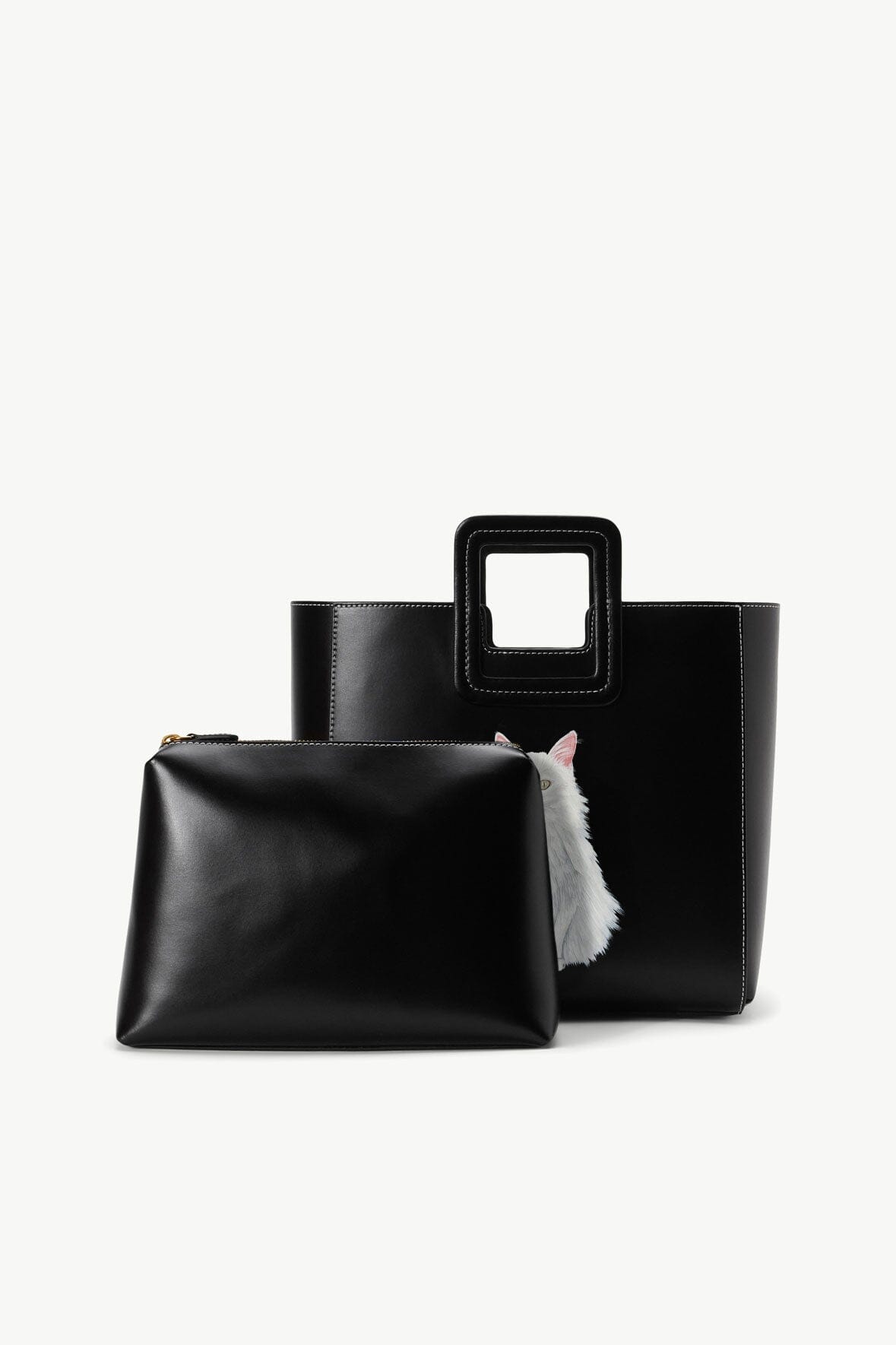 CUSTOM SHIRLEY LEATHER BAG | BLACK - Image 6
