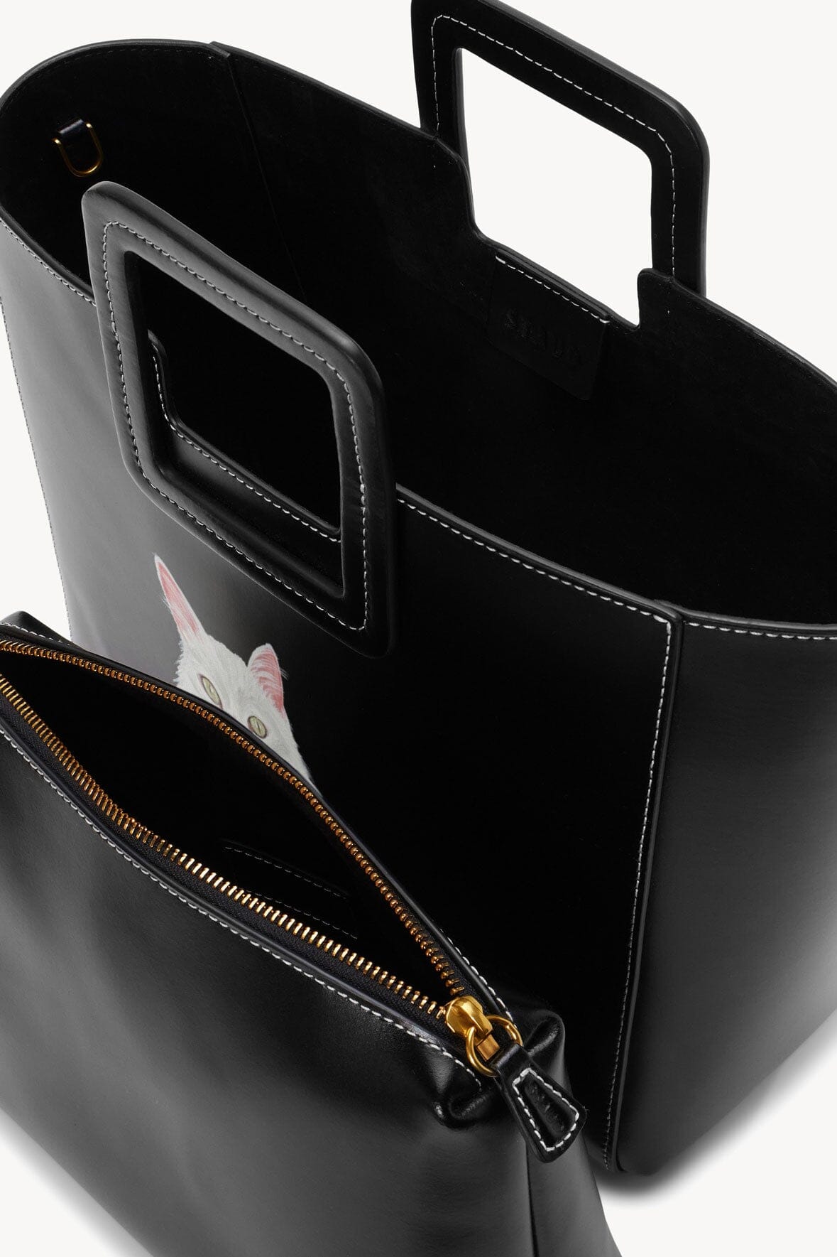 CUSTOM SHIRLEY LEATHER BAG | BLACK - Image 8