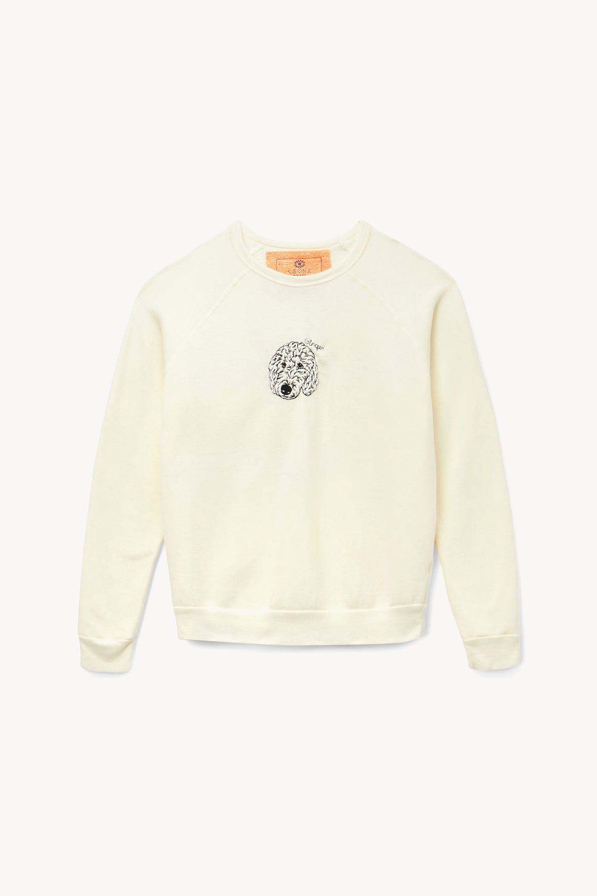 CUSTOM STAUD x C.BONZ SWEATSHIRT | CREAM - Image 9