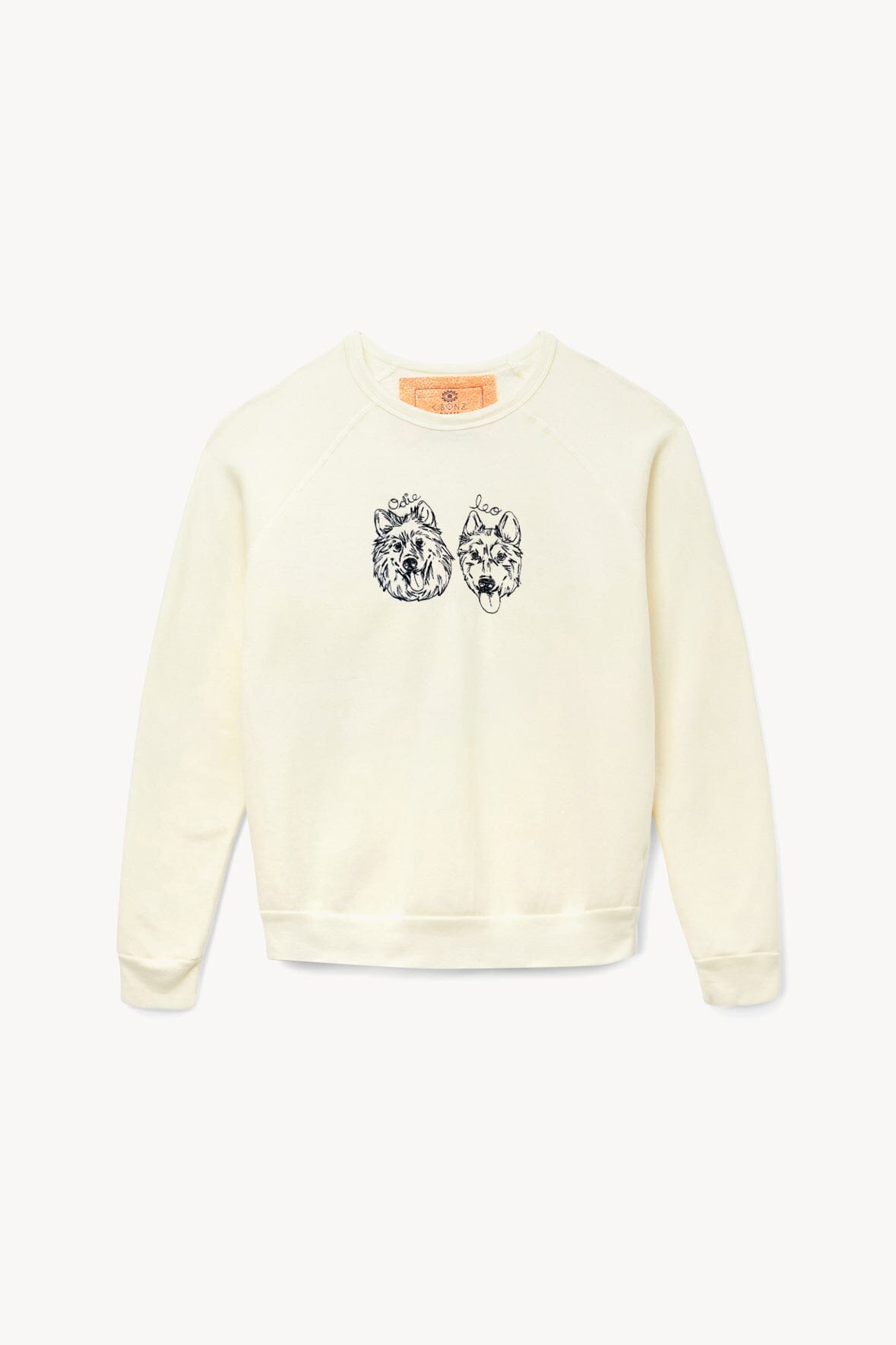 CUSTOM STAUD x C.BONZ SWEATSHIRT | CREAM - Image 2