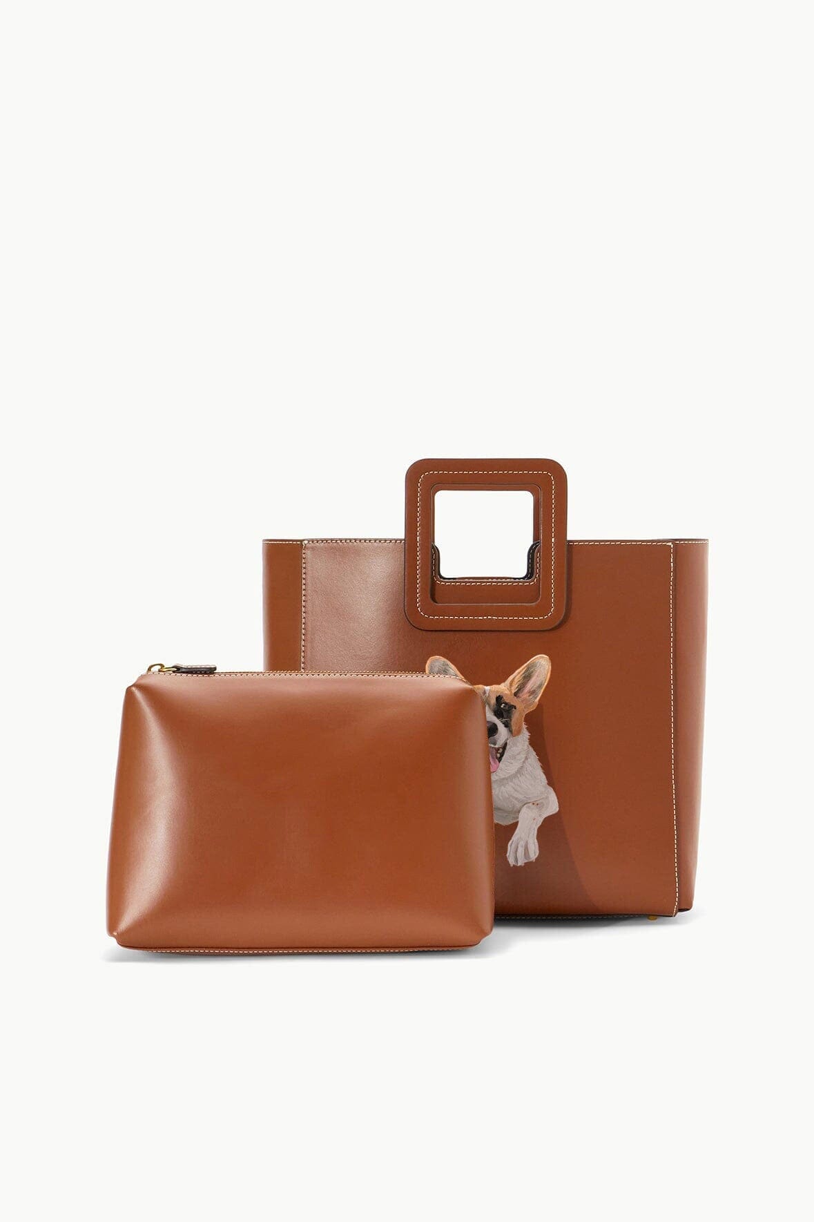 CUSTOM SHIRLEY LEATHER BAG | TAN - Image 3