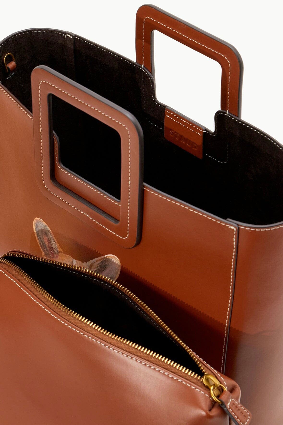 CUSTOM SHIRLEY LEATHER BAG | TAN - Image 5