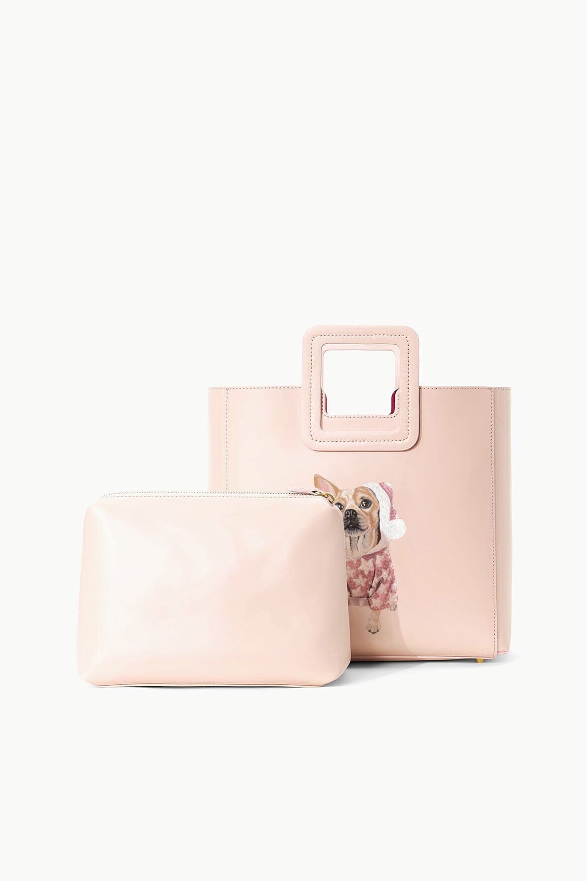 CUSTOM SHIRLEY LEATHER BAG | BLUSH - Image 3